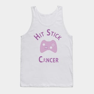 Hit Stick Testicular Cancer - Hand Drawn Tank Top